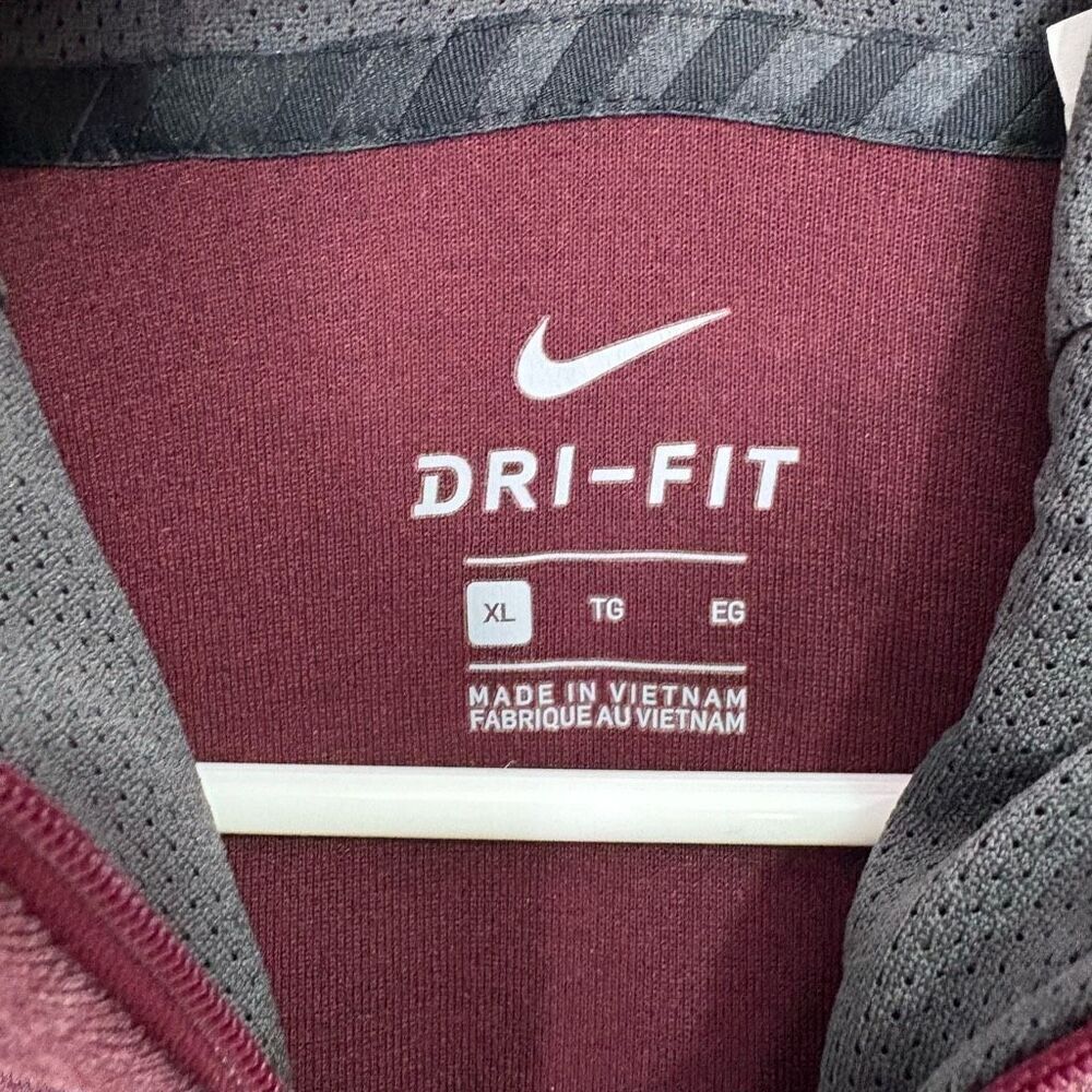 Nike Dri-Fit Minnesota Gophers Maroon Hooded Zip Up Sweatshirt Men's XL - Picture 7 of 11